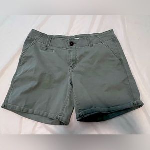Maurice’s Olive Shorts- Mid Thigh Size 11/12